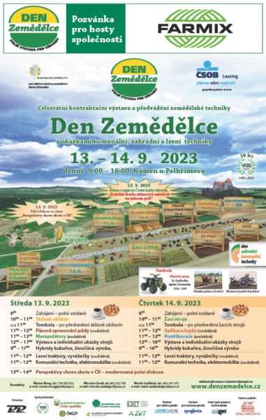 Invitation to the Farmer's Day in Kámeni 2023