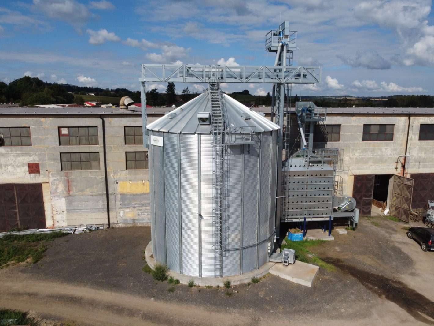Skladovací obilné silo Mysilo
