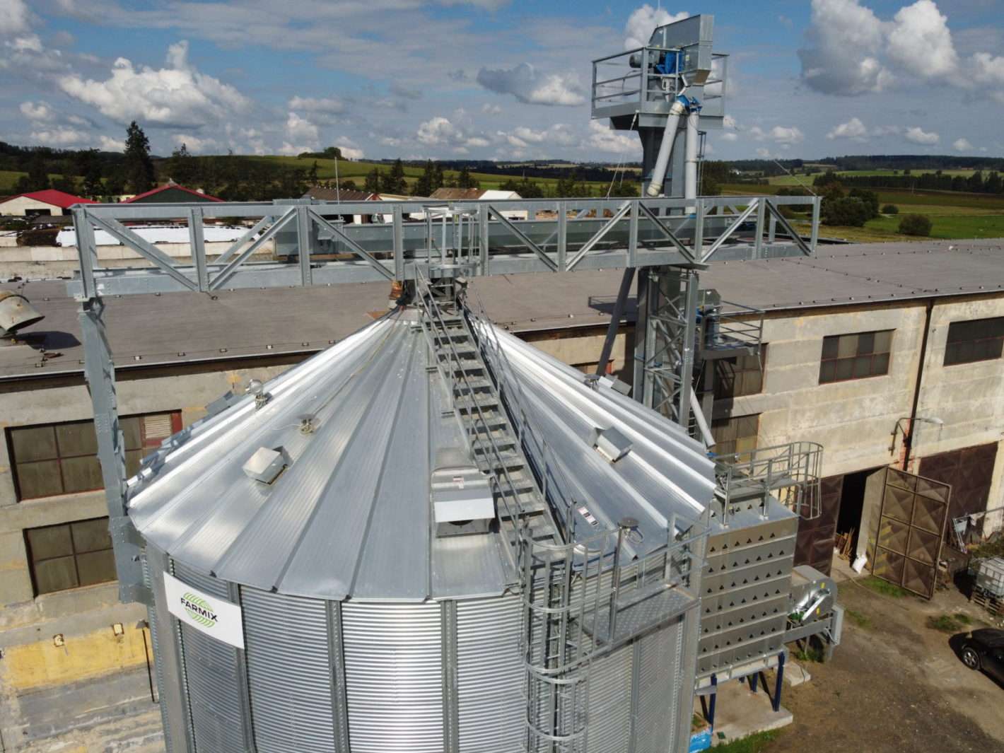 Skladovací obilné silo Mysilo