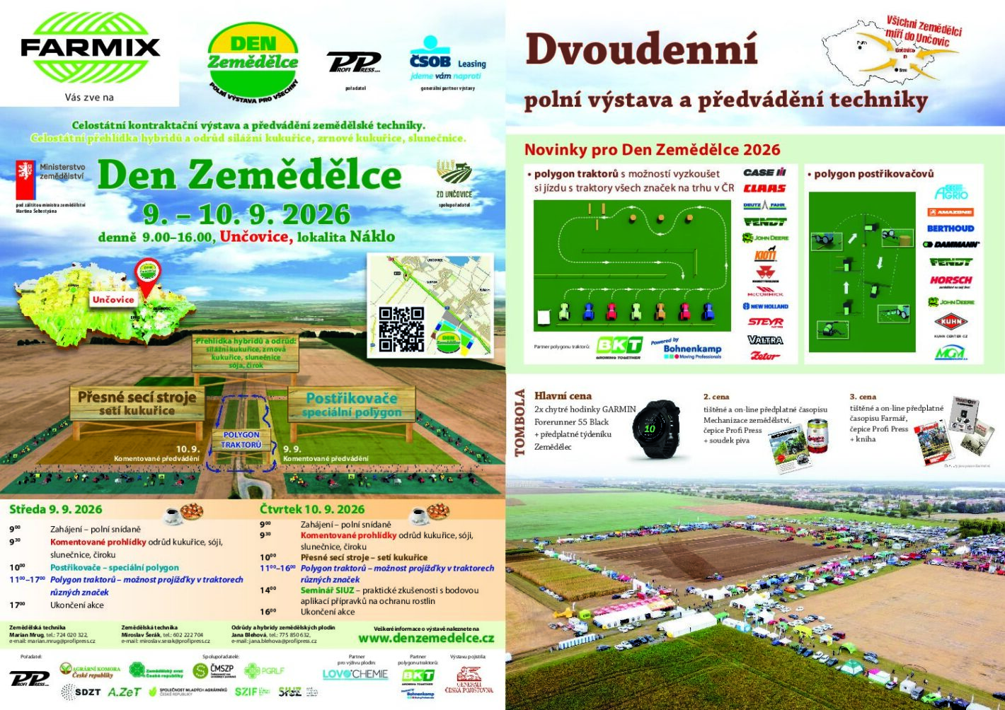 FARMIX na výstavě Den Zemědělce 2026 v Unčovicích
